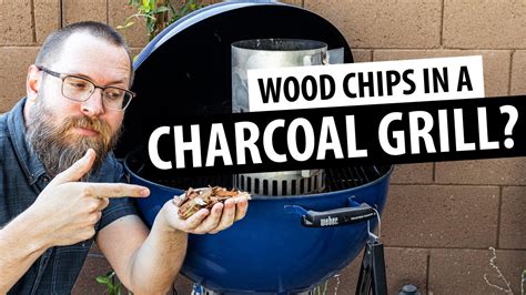 using wood chips with charcoal